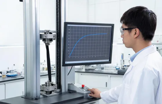 Elastomer tensile testing