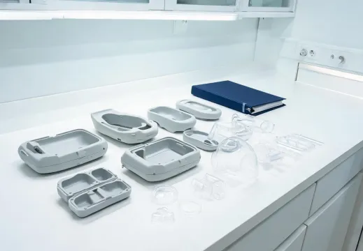 Medical plastic device housings